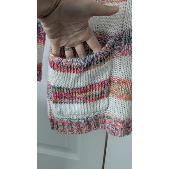 rue21 Striped Multicolor Pocket Tunic Sweater - Picture 4 of 5